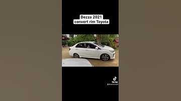 Bezza Modified 2021 convert Rim Toyota 16