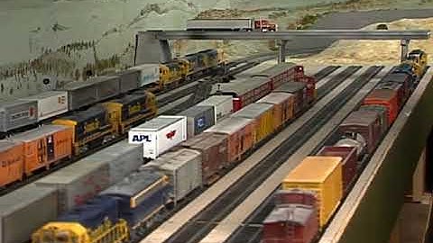 Using Visible Staging Yards on a Model Railroad