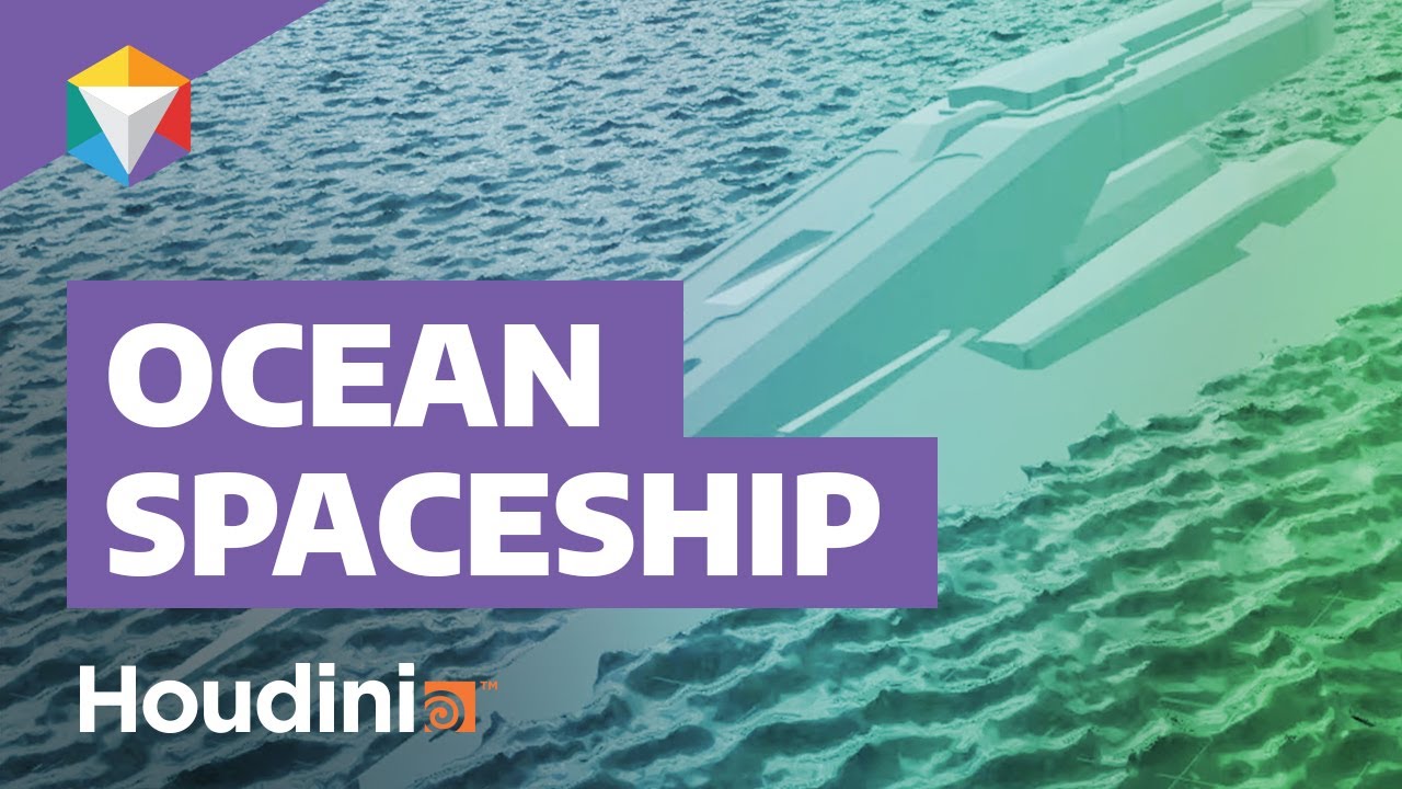 Houdini time! Spaceship Surfacing from the Ocean - YouTube
