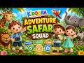 Kidoora Adventure Safari Squad! 🦒🐘🦁 | Fun Kids Song &amp; Dance with Dylan, Darian &amp; Kiana