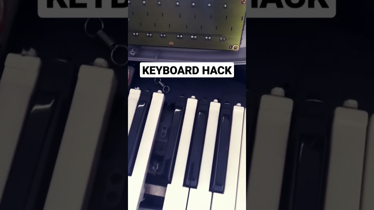 Keyboard Player Hack How to fix a broken keyboard