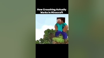 How crouching actually works in Minecraft
