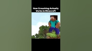 How crouching actually works in Minecraft