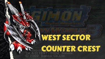 6 Digimon World 3 (120fps) West Sector + Counter Crest