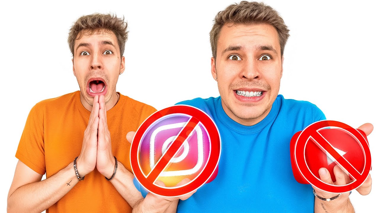 I quit Social Media Prank On Twin Brother... *backfired*