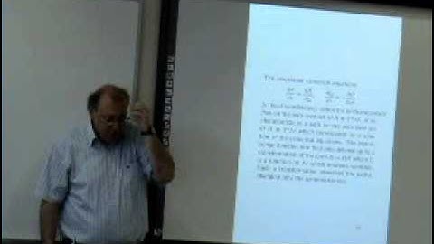 D. Christodoulou, Lecture 1/4 at UOA: Hyperbolic p.d.e. and Lorentzian geometry