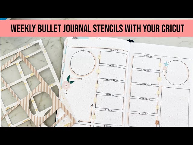 DIY Stencils for your Bullet Journal 