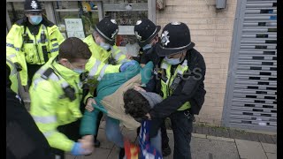 11 Arrested As Police Clash With Anti-Lockdown Protesters In Birmingham City Centre