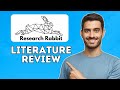 How to use research rabbit for literature review 2024