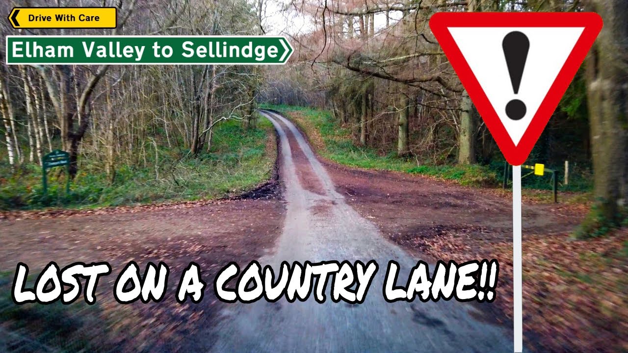 Driving the Elham Valley to Sellindge