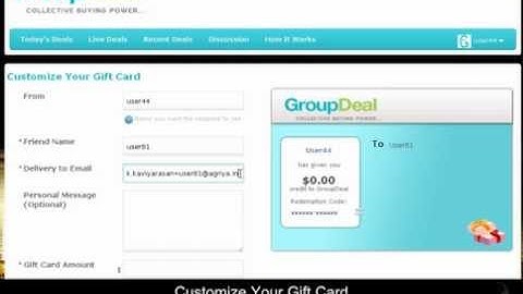 groupdeal - Gift Deal and Gift Card