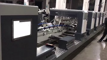Folder Gluer Machine XL SERIES Automatic High Speed Intelligent 4 6 corner #machine #manufacturing