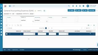 Create a General Accounting Expense Transaction without a GAE screenshot 5