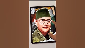 Netaji Subhash Chandra Bose Drawing, #shorts #art #drawing #republicday