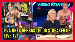 Download Lagu Eva Jinek behoudt haar kalmte: vegan streaker zorgt voor chaos in live-uitzending MP3