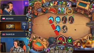 HCT Dreamhack Winter: A83650 vs Danielb - Hearthstone Sweden Grand Prix 2018 | Day 2 Swiss Stage R7