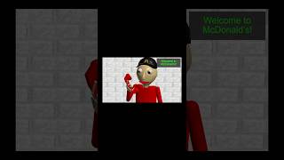 Baldi Works At McDonald's @PghLFilms #baldisbasics