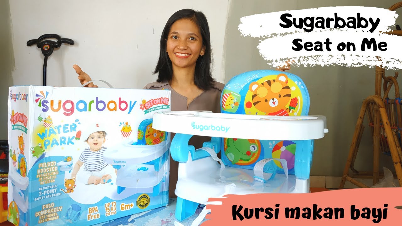 Unboxing kursi makan bayi Sugar Baby Seat on Me 