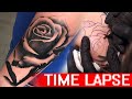 Religious sleeve starting - Tattoo time lapse