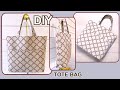 Easy Diy Simple Tote Bag With Outer Pocket Sewing Tutorial | How to Make Simple Handbag Easy Sewing