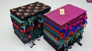 Diwali New Soft Silk Collections 2022 ||Single Color Brocade Sarees|| Online Shopping screenshot 5