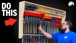 This Solution’s Both Clever and Surprising: Clamp Storage Rack by Timber Biscuit Woodworks 63,679 views 1 year ago 9 minutes, 26 seconds