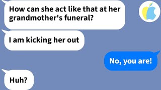 【Apple】My husband decided to kick my daughter out after laughing during her grandmother's funeral…