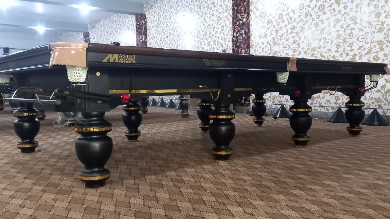 Rasson Strong Snooker Table install [Table] Manufacturer Master Snooker