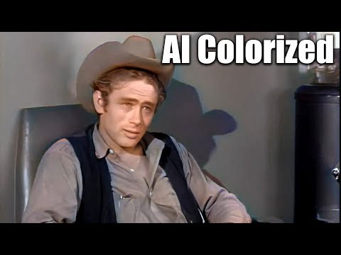 AI Colorized | James Dean Interview good quality - DeOldify