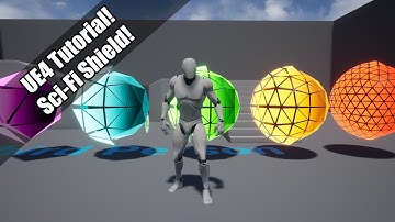UE4 - Tutorial - Sci-Fi Shield effect!