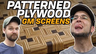 Michael Alm Patterned Plywood GM Screen