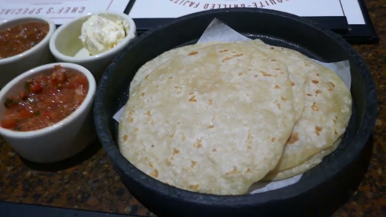 Homemade Handmade Tortillas Salsa Butter El Torito Grill Brea LA California USA August 6, 2022