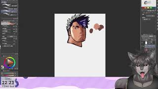 お絵描き練習配信