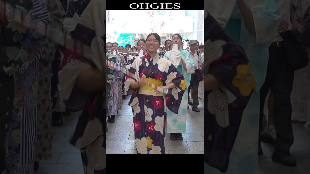 オーギーズ / OHGIES / 桜和高校吹奏楽部 / 第12回天神天満阿波おどりオープニングパレード #OHGIES #桜和高校吹奏楽部 #吹奏楽 #オーギーズ
