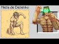 TUDO QUE DESENHAR EU GANHO no ATTACK ON TITAN Minecraft