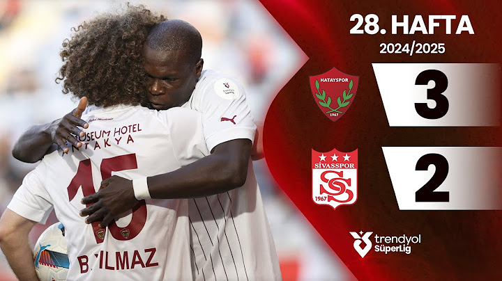 Hatayspor (3-2) Sivasspor | 28. Hafta - Trendyol Süper Lig 2024/2025 Sezonu
