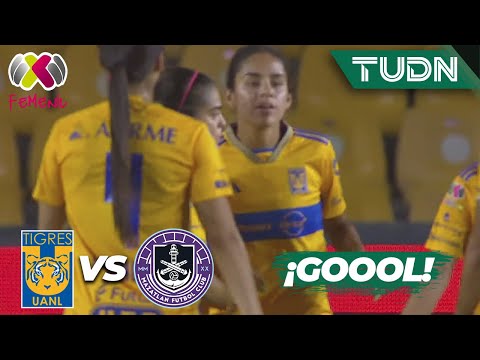 ¡SE DUERMEN! Reyes pone el tercero | Tigres 3-0 Mazatlán | AP2023 Liga Mx Femenil J3 | TUDN