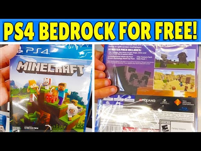 Vanding pastel Bounce Minecraft PS4 Bedrock Edition - HOW To Get PS4 Bedrock FREE + All Features  - YouTube