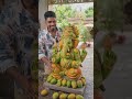 आम के फल से गणेश जी अनोखी मूर्ति #ganpati #ganesh #gajananmaharaj #shortsfeed #ai #viral #mango