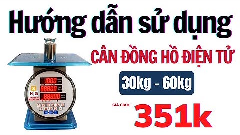 Cân Chống Nước: Test Thực Tế & Có Nên Mua? Hướng dẫn sử dụng cân điện tử 30kg, 60kg ACS