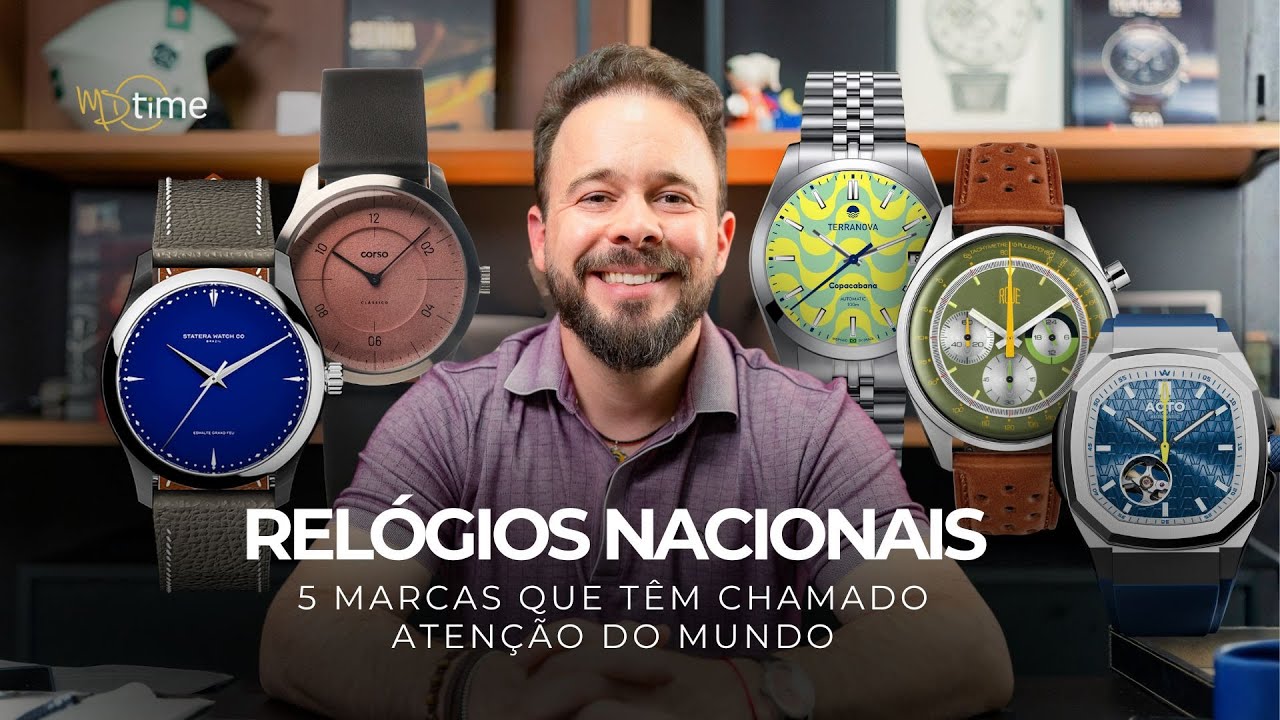 Relógios Nacionais | 5 marcas que têm chamado atenção do mundo. | EP. 84