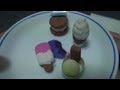 Kutsuwa making eraser kit Icecream 消しゴムをつくろう アイスの消しゴム