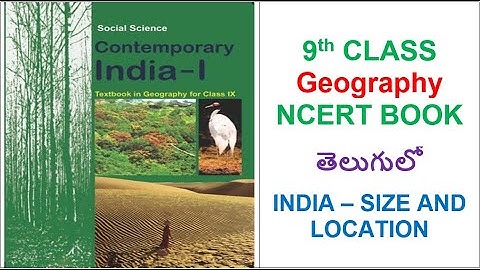 9th Class Geography Chapter-1 In Telugu || For all UPSC, State Govt., SSC, Railways, NDA Exams etc.