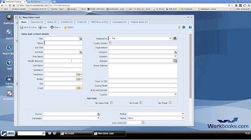 Presentation of Workbooks CRM and Lead Management