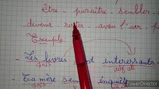 adjectif attribut ➕ des exemples c'est important ♥