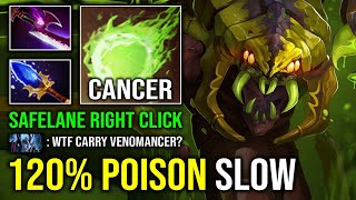 NEW 7.36 Right Click Universal Safelane Carry Venomancer 120% Poison Gale Slow Plague Ward Dota 2