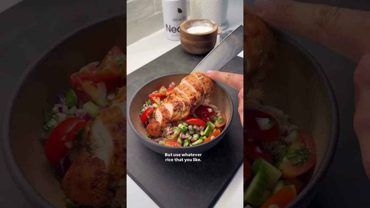 High Protein Zingy Chicken Power Bowl 🔥