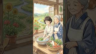 "Cozy Autumn Evening in Japan  🍂 | Slow Living Cooking Animation | Ghibli Style ASMR"