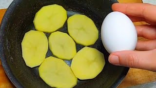 1potato,2eggs!This quick recipe is perfect for breakfast.Simple and delicious recipe in Easy Cooking