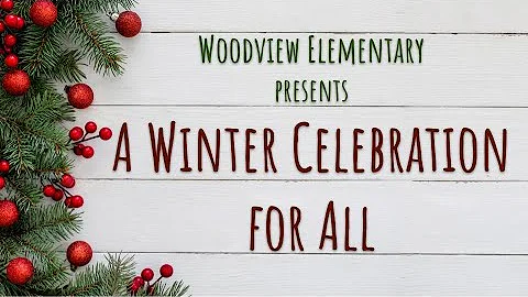 Woodview Elementary Holiday Concert 2022